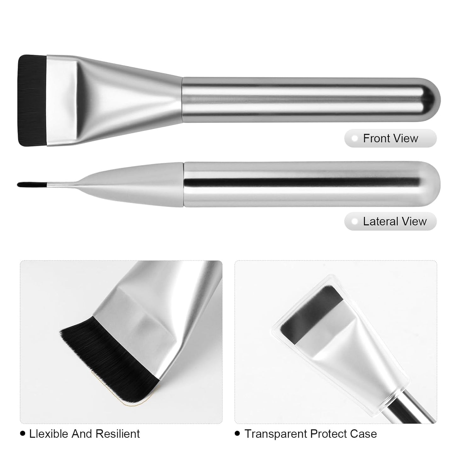 ELOVRA Professional Flat Top Foundation & Skincare Brush
